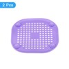 Unique Bargains Square Anti-Slip Bathroom with Suction Cups Drain Protector - 3 of 4