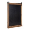 21.5 X 2 Cates Barn Door Wood Framed Chalkboard Rustic Brown - Kate And  Laurel : Target