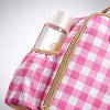 Pink Gingham Ruffles Lunch Bag – Sugar Bee Clothing