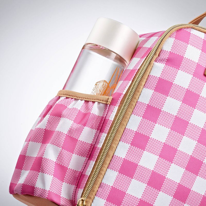 Fit &#38; Fresh Wichita Classic Gingham Lunch Bag - Pink, 4 of 11