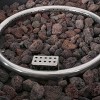 Aidan Outdoor 50000 BTU Light Weight Concrete Circular Fire Pit Dark Gray - Christopher Knight Home: No Assembly, Push Button Ignition - 3 of 4