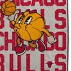 NBA Chicago Bulls 60"x80" Cartoon Basketball Ultra Cozy Blanket - 2 of 3