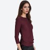 Calypsa Women's 3/4 Sleeve Rash Guard UPF 50+ Margaux Swim Top - 2 of 3