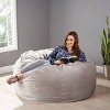 4' Arnside Glam Velvet Quilt Pattern Beanbag - Christopher Knight Home - 2 of 4
