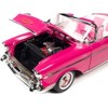 1957 Chevrolet Bel Air Convertible Pink "Barbie" "Silver Screen Machines" 1/18 Diecast Model Car by Auto World - 3 of 4