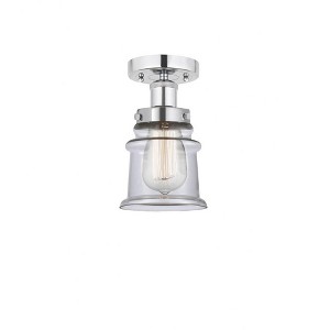 Canton - 1 Light Semi-Flush Mount In Industrial Style-9.25 Inches Tall and 5.25 Inches Wide - 1 of 1