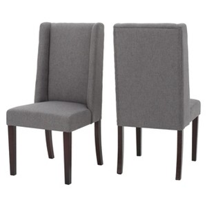 Rory Dining Chair (Set of 2) - Dark Gray - Christopher Knight Home