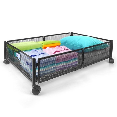 Fortune Candy 24.8'' Length Under Bed Storage Containers with wheels