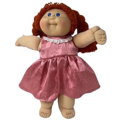 Doll Clothes Superstore Handmade Pink Brocade Dress Fits 15 - 16 Inch Cabbage Patch Kid And Baby Dolls