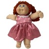Doll Clothes Superstore Handmade Pink Brocade Dress Fits 15-16 Inch Cabbage Patch Kid And Baby Dolls - 2 of 4