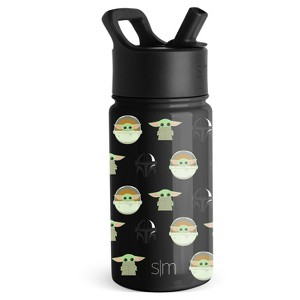 14oz Stainless Steel Summit Kids Water Bottle with Straw - Simple Modern - 1 of 4