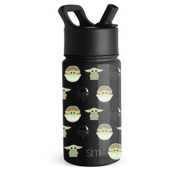 14oz Stainless Steel Summit Kids Water Bottle with Straw - Simple Modern