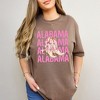 Simply Sage Market Women's Coquette Alabama Cowgirl Boots Short Sleeve Garment Dyed Tee - 2 of 2
