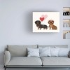 Trademark Fine Art - Victoria Barnes  Little Legs Big Heart VII Canvas Art - 2 of 4