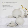 TABLE 12 Dinnerware Set 16 Pc Microwave and Dishwasher Safe, White - image 3 of 4