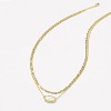 Multi Strand Beaded Necklace for Women, Layered Fashion Jewelry GOLD - ROSE QUARTZ - 3 of 4