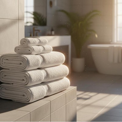 GRS Collection 100% 2 PLY Ring-Spun Premium Cotton Towels By Rifz Textiles