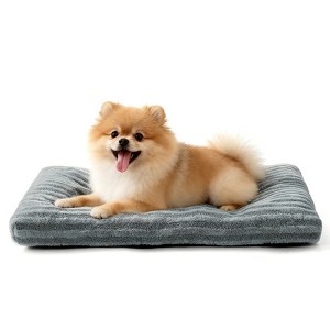 JOEJOY  Super Soft Calming Pet Bed, Reversible Plush Mat with Anti-Slip Base, Comfortable Pad for Dog Crate & Furniture Protection - 1 of 4