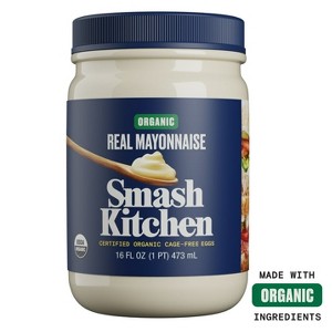 Smash Kitchen Organic Real Mayonnaise, 16 oz Jar, Pack of 4 - 1 of 1