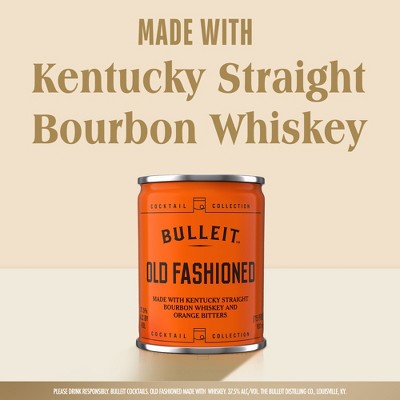 Bulleit Old Fashioned Cocktail - 4pk/100ml Cans
