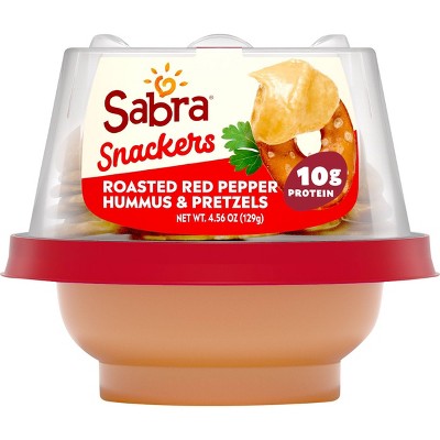 Sabra Roasted Red Pepper Hummus Snacker - 4.3oz