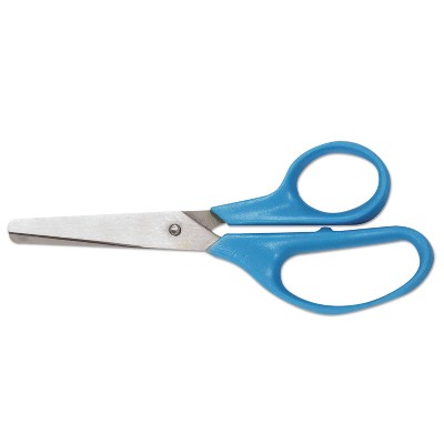Universal Kids' Scissors 5" Length 1 3/4" Cut Rounded Blue; Red 2 per pack 92024