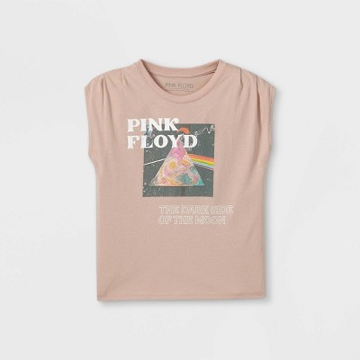 Girls' Pink Floyd Short Sleeve Graphic T-Shirt - Pink XS