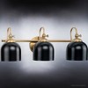 Urban Ambiance Luxury Vintage Bath Light 9''H x 24''W,  Olde Brass Finish,  Jacksonville Collection, UHP4316 - 4 of 4
