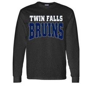 Adult Twin Falls High School Bruins Name Essential Long Sleeve T