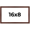 PosterPalooza | Panoramic Classic Modern Brown Frame - UV Acrylic, Foam Board Backing, Hanging Hardware - 2 of 4
