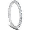 Pompeii3 1/2CT Diamond Eternity Ring 10k White Gold - 2 of 4