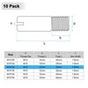Unique Bargains Stainless Steel Durable Multipurpose Use Dowel Pins - 3 of 4