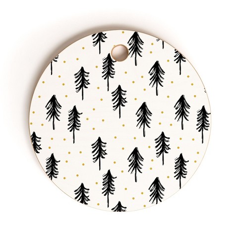 Little Arrow Design Co winter pines Cutting Board - Deny Designs - image 1 of 3