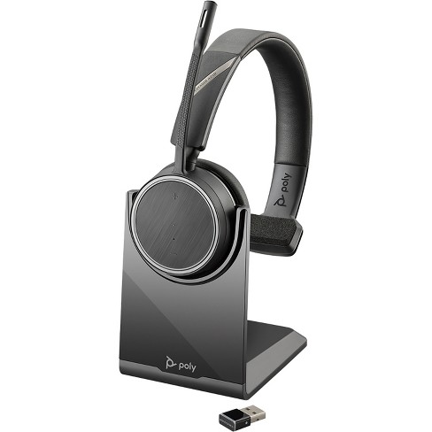 Plantronics Voyager 4210 UC USB-A with Charge Stand (Poly) - Bluetooth  Single-Ear (Monaural) Headset - Connect to PC, Mac, & Desk Phone - Noise