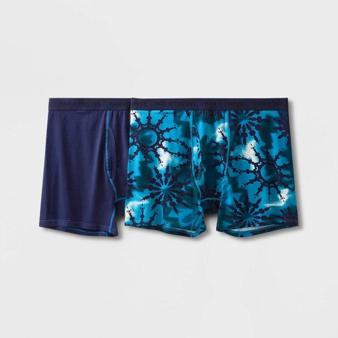 Pair Of Thieves Men's 2pk Super Soft Boxer Briefs - Blue M : Target