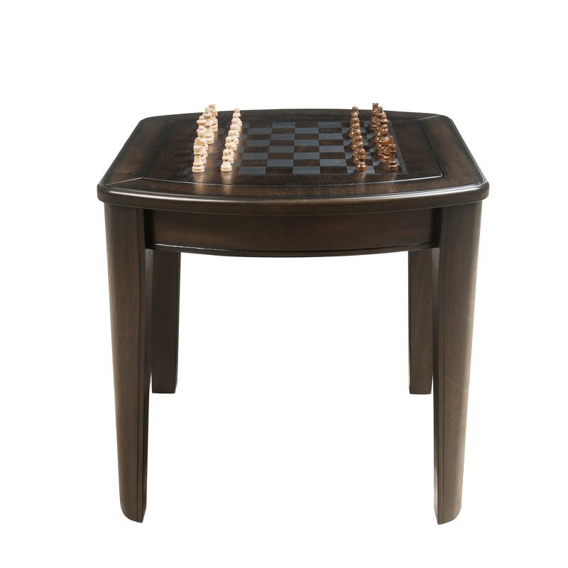 Diletta Game End Table with Chessboard Dark Walnut - Steve Silver Co., 3 of 8