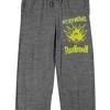 ParaNorman Norman Summoning The Dead Women’s Gray Heather Sleep Pajama Pants - 2 of 4