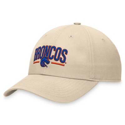 NCAA Boise State Broncos Unstructured Washed Cotton Twill Hat - Natural