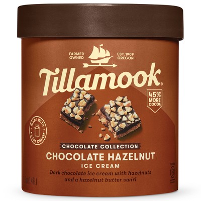 Tillamook Chocolate Hazelnut Frozen Ice Cream - 48 fl oz