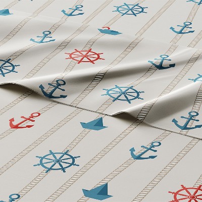 Kids 4 Piece Bed Sheet Set - Cute & Cozy Wrinkle-Resistant with Vibrant Designs - CGK Linens.