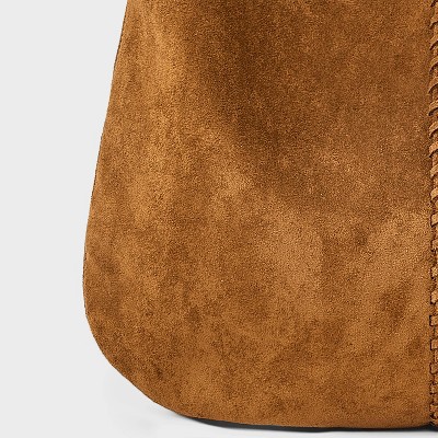 Сумки Universal Thread Western Faux Suede with Tassel Shoulder Bag Purse - Universal Thread™ Brown — фото 5
