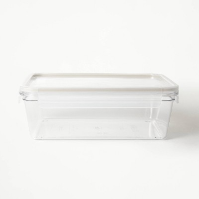 Perfect Seal 4.3qt Plastic Square Food Storage Container : Target
