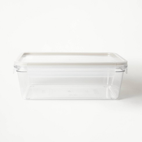Futura 14 oz Rectangle Clear Plastic Insert Tray - 3-Compartment, Fits 34  oz Container, Microwavable - 7 1/2 x 5 1/4 x 1 1/4 - 100 count box