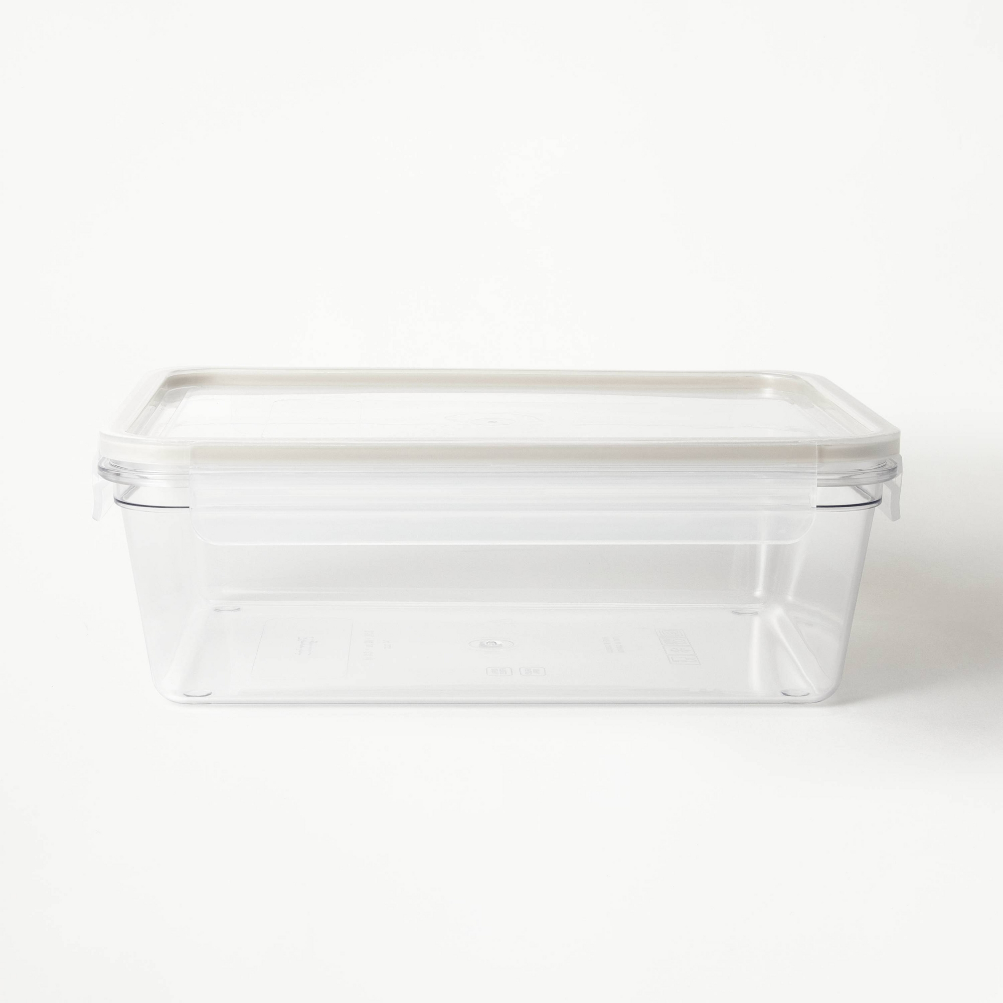 14 Cup Tritan Plastic Rectangle Food Storage Container Clear - Figmint™
