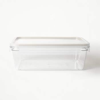 14 Cup Plastic Rectangle Food Storage Container Clear - Figmint™