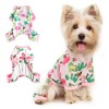 Paaaawaters Dog Jumpsuit Cute Animal Print Puppy Pajamas Soft Lightweight Post Surgery Recovery Pets Onesie - 2 of 4