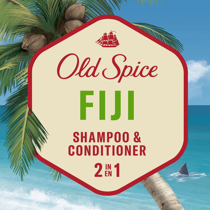 Old Spice 2-in-1 Fiji Shampoo &#38; Conditioner - 13.5 fl oz, 6 of 9