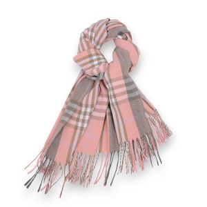 Anna-Kaci Women's Classic Plaid Cashmere-Feel Scarf with Fringed Edges 78.5×24 Inches - 1 of 4