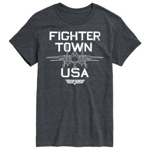 Men's - Top Gun - Property of Fighter Town Short Sleeve Graphic T-Shirt - 1 of 4