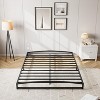 Metal Bed Frame, Low Profile Platform w/Steel Slats, No Box Spring Needed, Easy Assembly, Black - 4 of 4